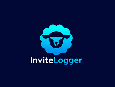 Invite logger logo design animation branding design graphic design illustration logo design minimalist logo
