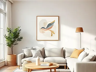 Quiet Bohemian Touch art bird cinematic art design digital painting graphic design illustration wall art