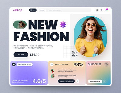 Fashion Ecommerce Website Design clothing design e commerce e commerce website design ecommerce fashion interface landing page shop shopify shopping store style template ui ui design web design webflow website website design
