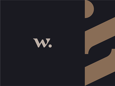 W dot. . brand branding design dot logo premium typography w zilux