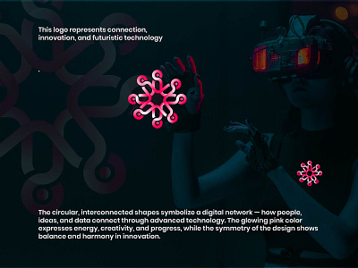 Neuralink—symbolizing a network of minds and ideas balance connection creativity digital energy innovation logo design logo mark modern lgo network progress represents technology