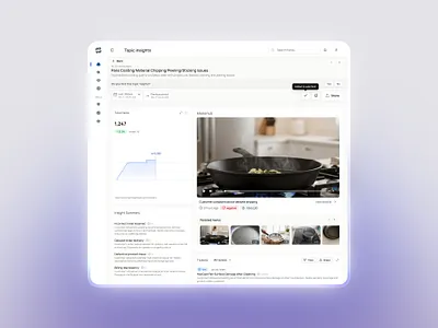 Insights page design customer design simple ui ux