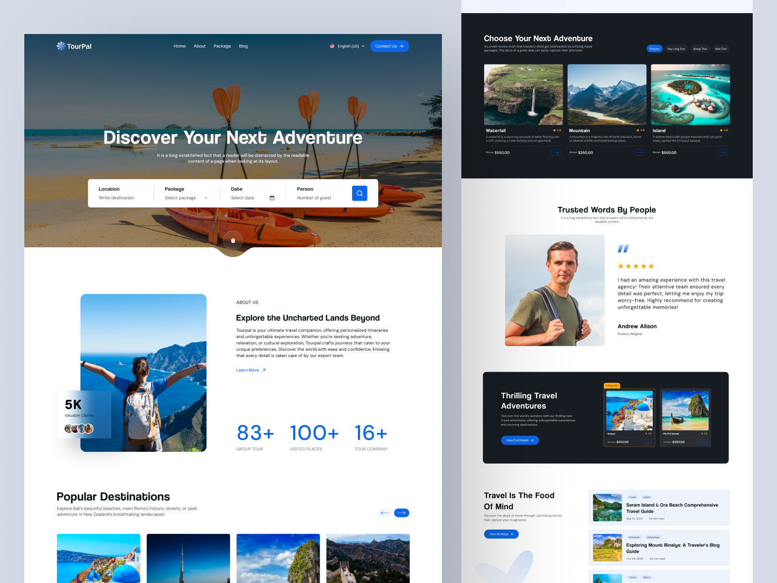Example of Custom Website UI UX Design Solution