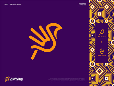 Hand with animal logo bird logo bird logo branding branding community logo foundation logo hand logo handshake logo help logo logo logo design non profit logo organizations logo support logo