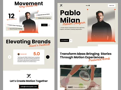 Personal Portfoilo website - web design - landing page agency clean dribbble jabel kahaf landing page landing page ui landingpage minimal minimalist design personal portfolio portfolio professional design ui design ui ux design web design website design website mockup website ui design website ui ux design