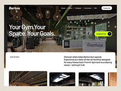 Bartos – Gym & Fitness Website clean design design fitness fitness club fitness website gym gym website health homepage landing page popular design product design product page ui ux web website website design workout workout app