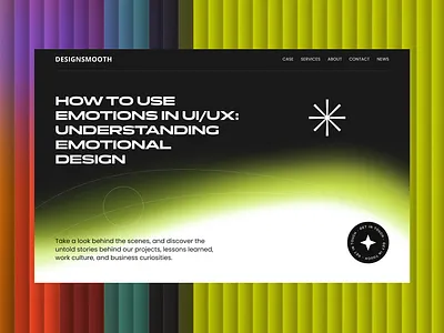 Modern Digital Agency Website UI/UX Design agency digital typography ui website