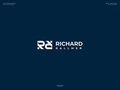 RR logo design for Richard Rallmer adobe illustrator brand identity brand logo branding guidelines branding mockup custom logo dribbble letter logo design logo design branding logo designer logo presentation logomark logos logotype marufiam modern logo r logo visual identity