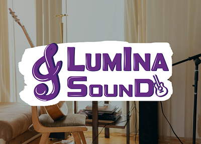 LUMINA SOUND MUSIC BRAND LOGO brand design branding design graphic design illustration logo packaging