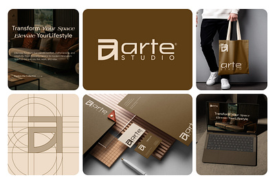 Modern Furniture Brand Logo Design Minimalist Interior Branding branddesign branddesigner brandguidelines brandidentity branding creativebranding elegantdesign furniture furniturebrand furniturestore homedecor interior interiordesign logo logodesign luxurybranding minimalistdesign modernlogo nteriorbranding visualidentity