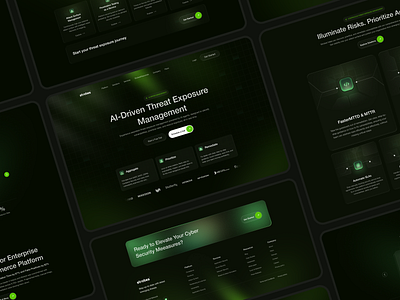 AI Landing Page ai ai design ai driven ai driven saas landing page ai product artificial intelligence clean ui landing page modern product design saas saas design tech startup ui ux web design