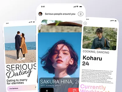 Ai dating app design ai ai app ai dating app animation app app design app designer app developer clean app dating dating app marriage app matrimony app modern app ui designer ux designer