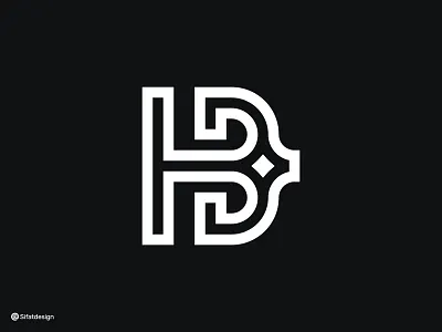HB Star Line Logo alphabet corporate elegant finance initial letter hb lettermark logodesign logotype modern monogram simple star visual identity