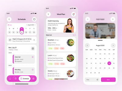 Daily Planner Mobile App UI/UX Design daily palner detail task management mobile aplication mobile app mobile design mobile ui ux product design productivity productivity app productivity tool progress project management task task management task management mobile app task manager task mobile app to do list visual identity