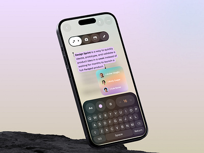 My Notes App – Smart AI Assistant ai ai app app automation b2b concept crm dashboard design mobile mobile app mobile design note taking app notes planner productivity saas tasks ui ux