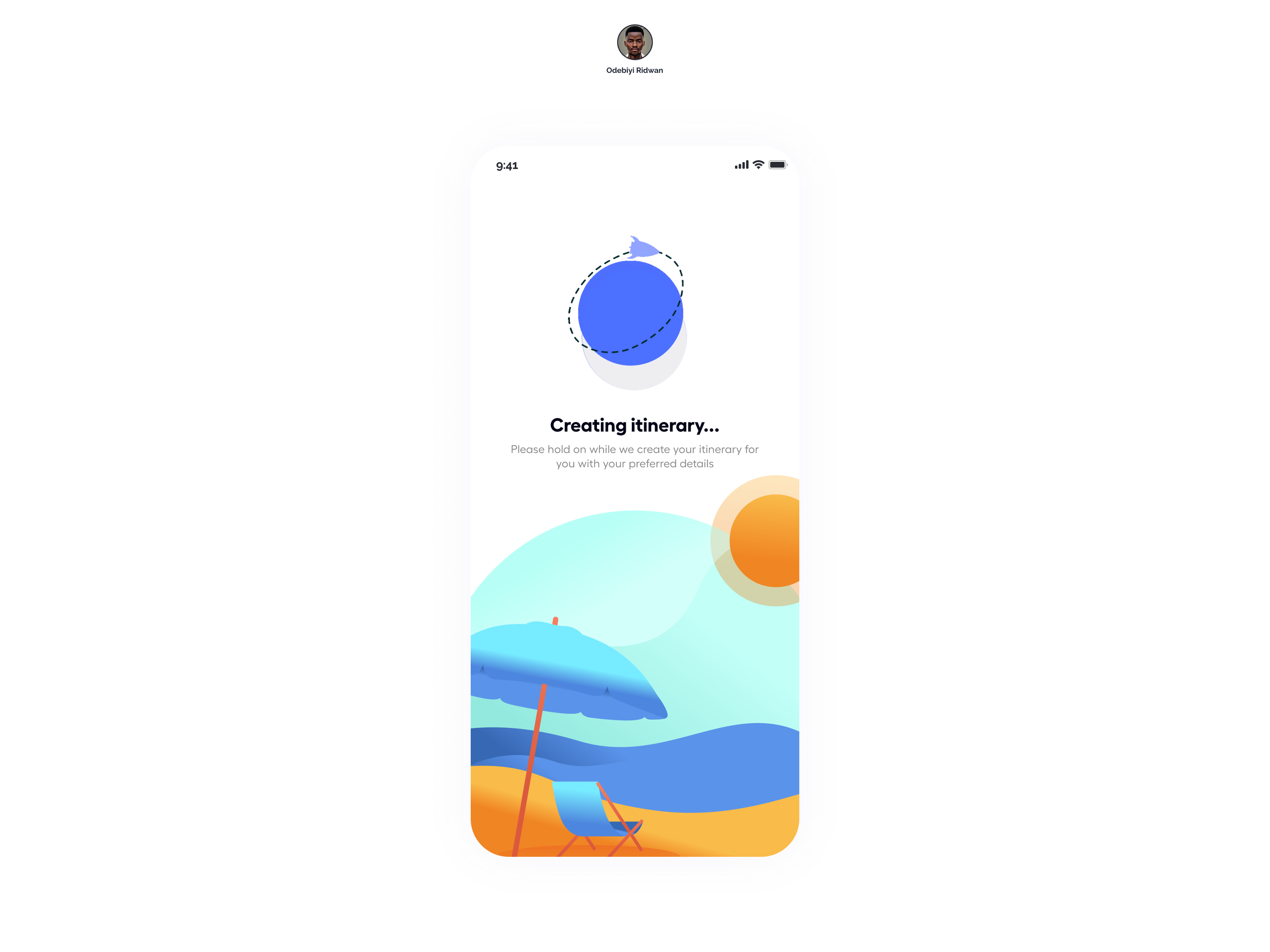 AI Trip Planner ai app design trip ui ux