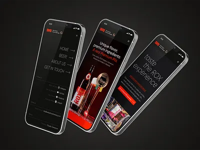 ROX & SAPB Branding africa beer branding creative design inspiration logo marketing mobile app swiss website design