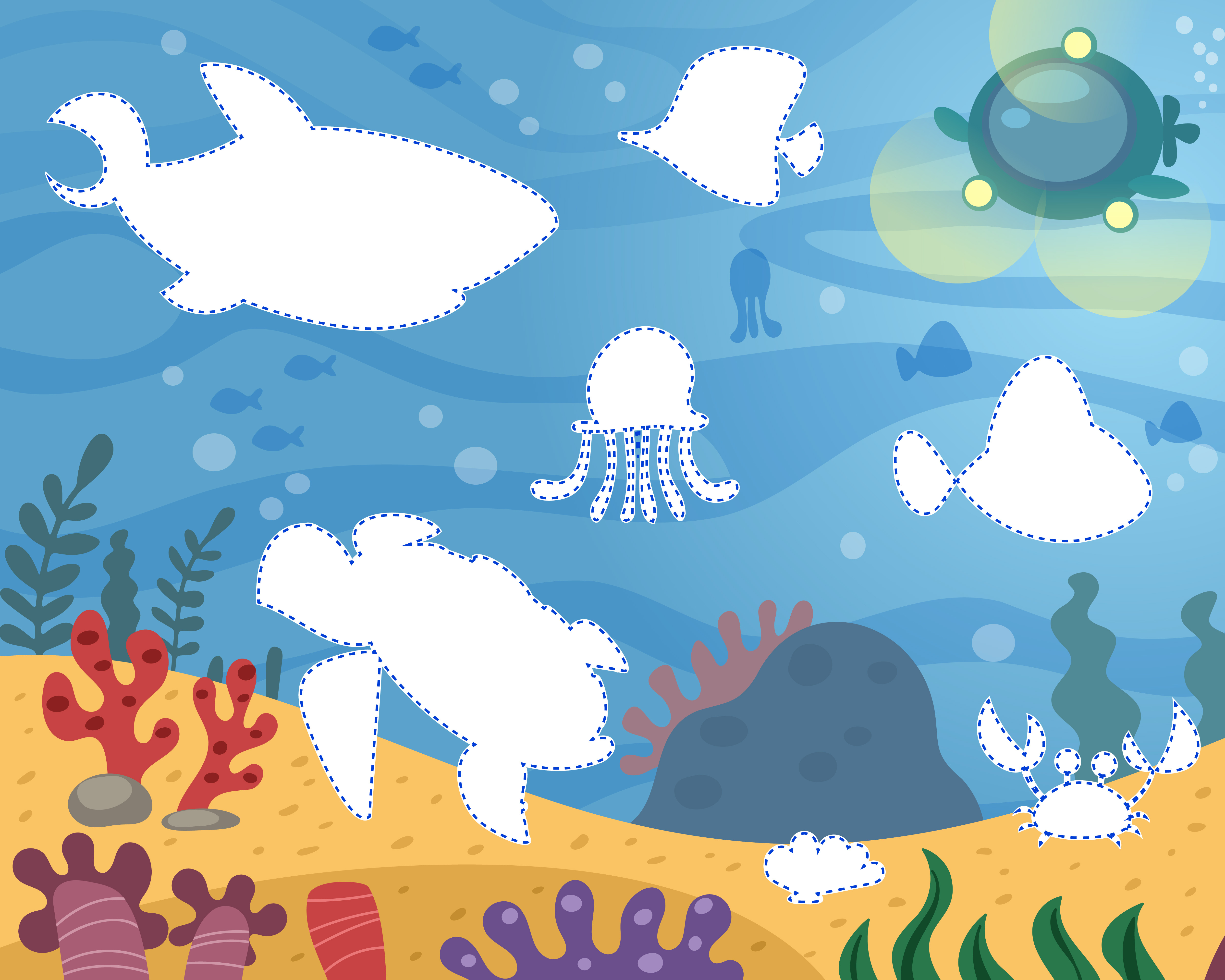 Example of Fun Playful Children Book Illustration