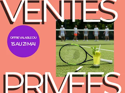 promotion ventes privés graphic design