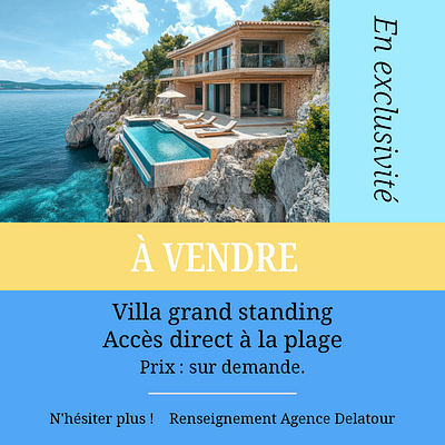 promotion vente de biens mobiliers graphic design