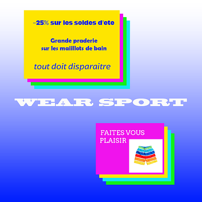 promotion ventes de vêtements 1 graphic design