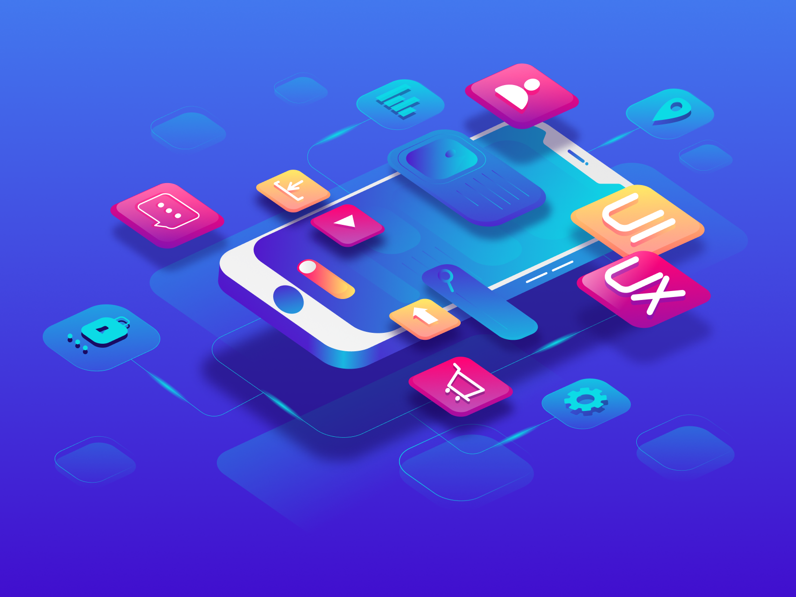 Ui Illustration Vector Design by Abdullah Ansary on Dribbble