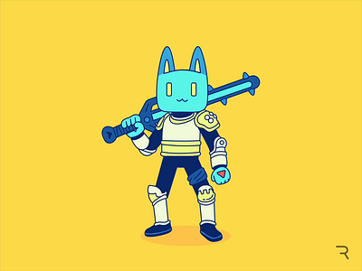 Interactive Character Animation in Rive animation character design illustration interactive mascot mecha rive robot ui
