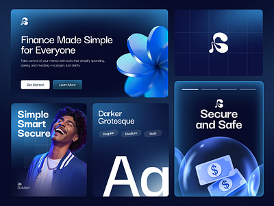 Averin - Redefining Trust in Modern Fintech Branding averin bento branding blue brand design brand marketing finance fintech fintech redesign graphic desing logo logo branding marketing modern brand design money management redesign shopify techwitpro webflow