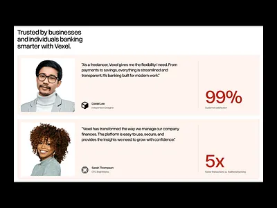 Testimonials Design branding clean design graphic design illustration logo modern saas ui uiux uiuxdesign webdesign white