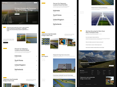 Calescence - Sustainable Energy Landing Page branding clean climatechange designinspiration editorial graphic design greenenergy landingpage layoutdesign minimaldesign renewableenergy sustainability sustainableenergy ui uidesign ux webdesign webinterface websitedesign whitespacewebsite