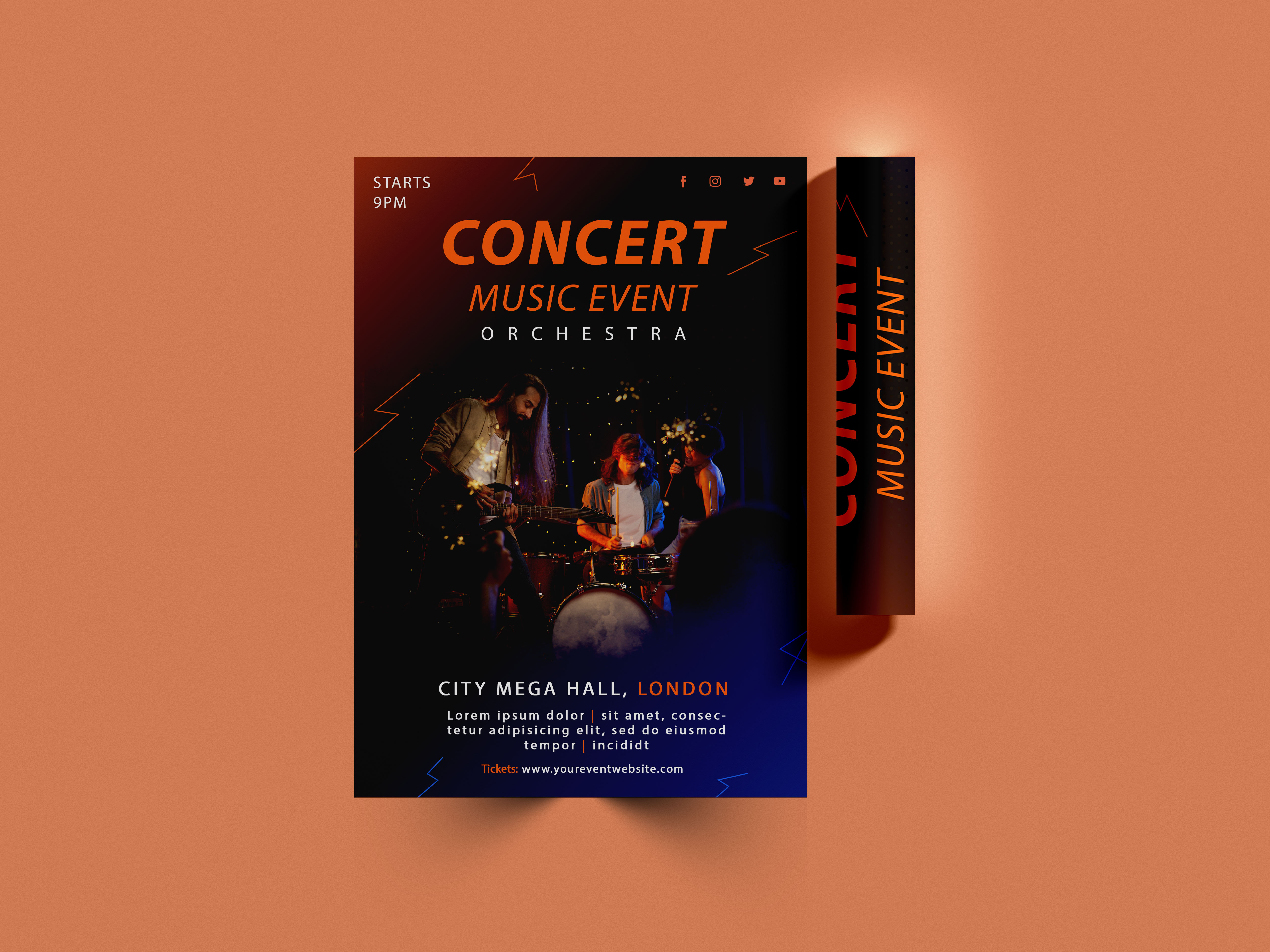 Creative Poster Design | Concert & Music Event concert poster creative poster event poster motion graphics music event music poster poster design