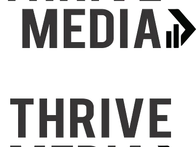 Thrive Media Logo Design