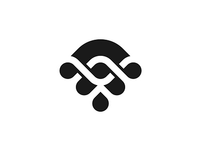 Helix Signal Logo branding connect data design digital dynamic flo helix icon logo logo design logo designer motion graphics netork pulse signal stream symbol tech wave