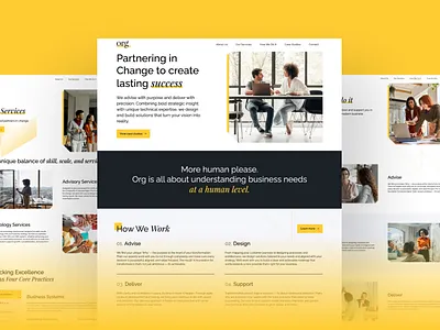 ThisIsOrg Website Redesign corporate design ui website design