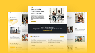 ThisIsOrg Website Redesign corporate design ui website design