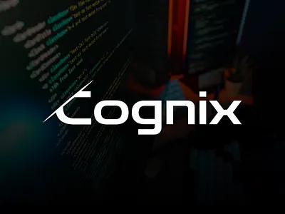 Cognix (Concept #2) - Wordmark Logo ai ai branding brand identity brand logo branding logo logo design logotype startup tech tech branding visual identity wordmark