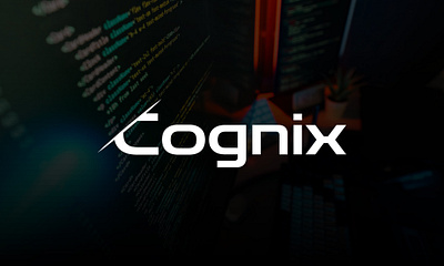 Cognix (Concept #2) - Wordmark Logo ai ai branding brand identity brand logo branding logo logo design logotype startup tech tech branding visual identity wordmark