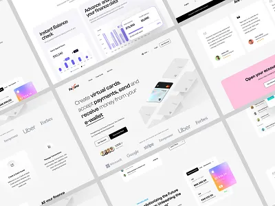 Landing Page branding card daily ui design graphic design ideas illustration logo mob ui vector