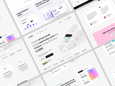 Landing Page branding card daily ui design graphic design ideas illustration logo mob ui vector