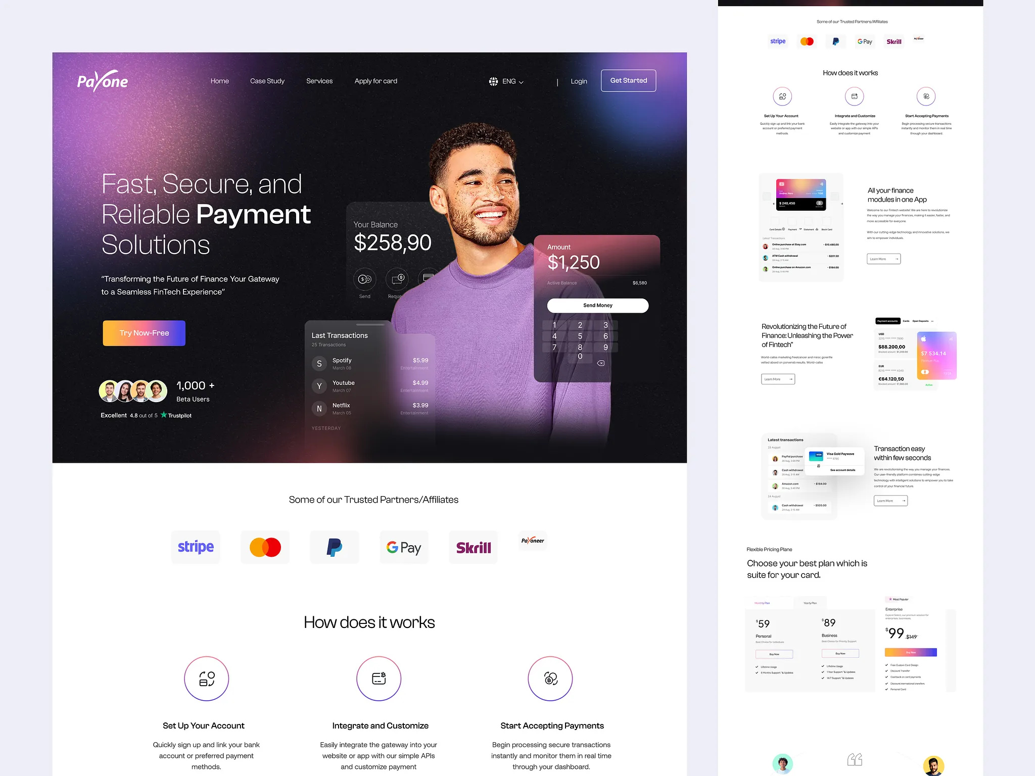 Example of High Converting Responsive Landing Page