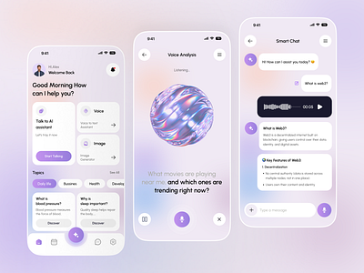 AI Chatbot Mobile App ai assistant ai chat generator ai chatbot ai chatbot app ai mobile app app app design best app design chat bot chatbot chatbot mobile app chatbot ui machine learning mobile app mobile app design mobile app ui mobile ui design modern app ui modern ui ui ux design