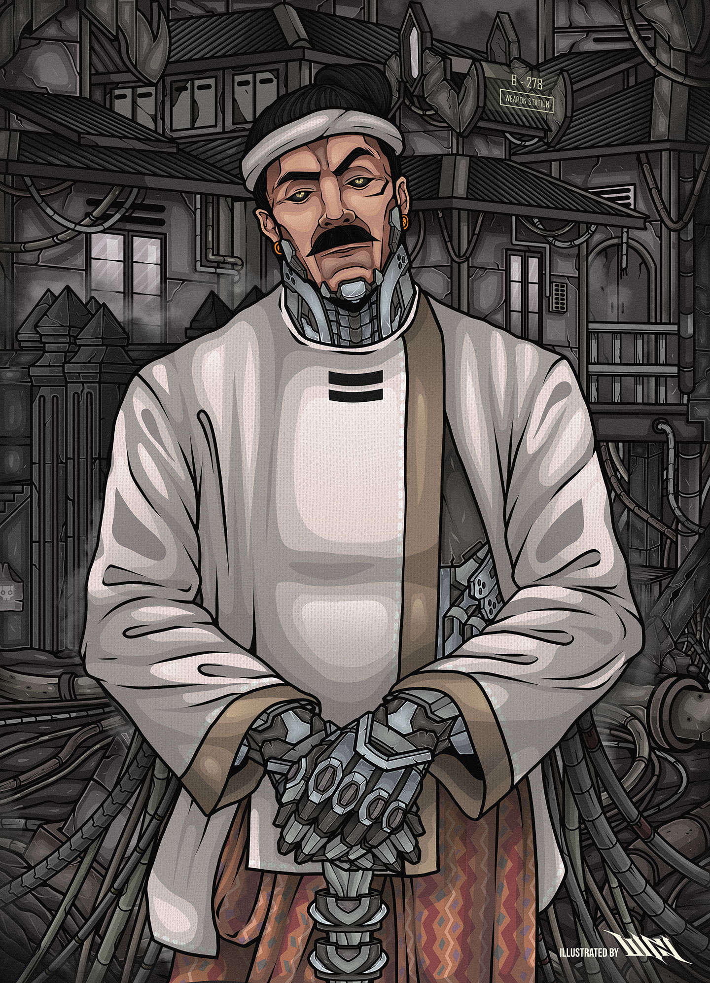 MADE IN FUTURE digital painting illustration