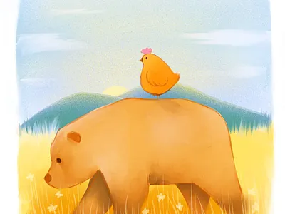 Cute animal Illustration animal artwork animal illustration animation design doodle funny graphic design