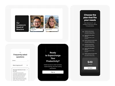 xperience uikit - bento cta design design system faq figma mobile design pricing product team ui ui design ui kit uikit user interface ux ux design web design