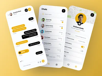 Wishperz | Modern Messaging App UI Design Preview app concept app design app preview branding chat ui communication app design system digital experience figma iamdesignmaker interface design messaging app minimal app ui mobile app mobile ui modern ui product design ui ux design ux flow visual design