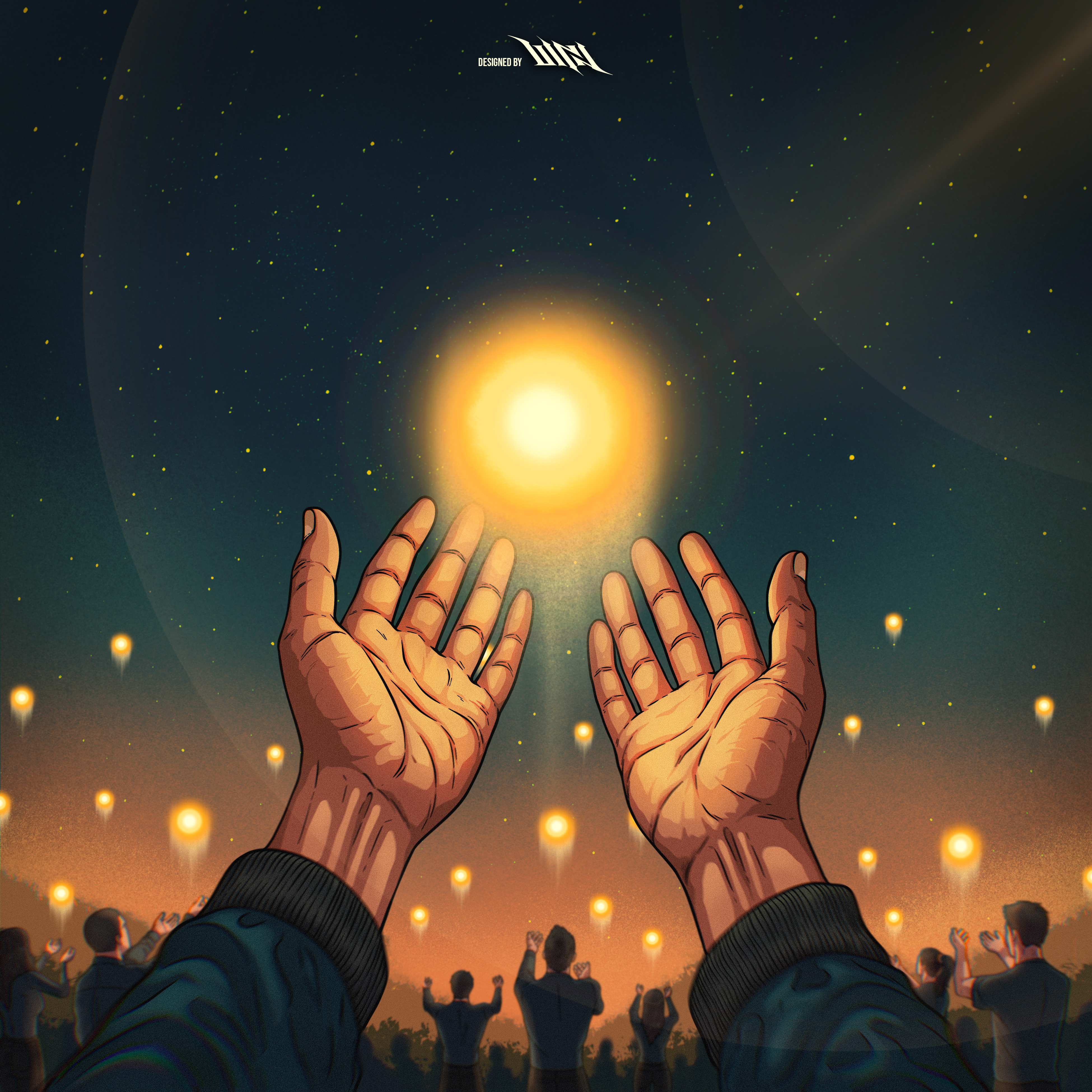 May Your Mind be Healthy design digital painting illustration music cover art