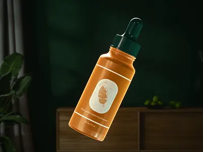 3D Product Animation 3d 3d art animation bottle branding design green illustration motion graphics nature oil product