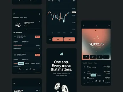 Nebex crypto app animation app chart interface crypto app crypto exchange crypto wallet design finance fintech mobile illustration ios market minimal ui mobile onboarding swap trading dashboard ui ux wallet web3