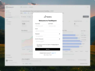 Create Account Page – Modern UI/UX Design design ui uiux design