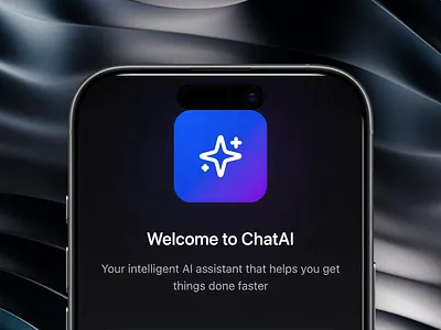 💬 ChatAI — Intelligent Chat App UI Concept aichatapp app app concept appconcept chat ai app chat app chatbotdesign chatui darkmodedesign design dribbbleshots figma design futureofai minimaldesign mobile mobileappdesign mobileux ui ui design ux